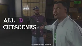 Grand Theft Auto 5 All D Character Cutscenes Story Mode (Jackie Long) GTA5