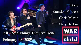 Bono, Chris Martin, Brandon Flowers All These Things That I've Done MULTI CAM live from London U2