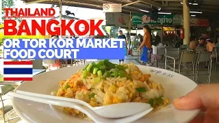 Bangkok Thailand -  Or Tor Kor Market food court and market