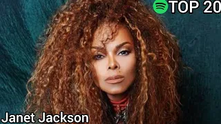 Top 20 Janet Jackson Most Streamed Songs On Spotify (Aug 11, 2021)