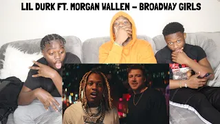 "LIL DURK FT. MORGAN WALLEN" BROADWAY GIRLS REACTION VIDEO