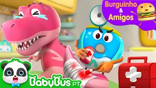 O Dino Está Dodói 🤕 | Desenhos Animados de BabyBus por 40 Minutos | Burguinho e Amigos | BabyBus