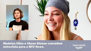 [LEGENDADO PT/BR] Madelyn Cline e Chase Stokes para a MTV News.