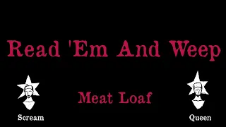 Meat Loaf - Read 'Em And Weep - Karaoke