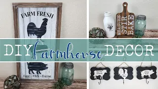 DIY Farmhouse Decor | HIGH END FARMHOUSE DIY'S | DOLLAR TREE, WALMART, AMAZON & THRIFT FLIP DIY'S