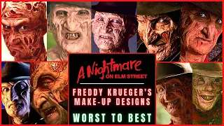 Freddy Krueger's Make-up Designs: Worst to Best (1984-2010)