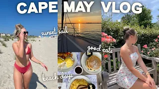 CAPE MAY NJ VLOG 2022: a few days at the beach, good restaurants, sunset sail & more