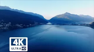 LAGO DI LUGANO meraviglioso in 4K