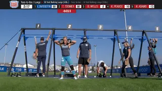 2020 CrossFit Games Event 6 - Toes to Bar/Lunge - Women