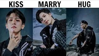 KISS, MARRY, HUG | Male KPOP Idols (Same Group ver.)