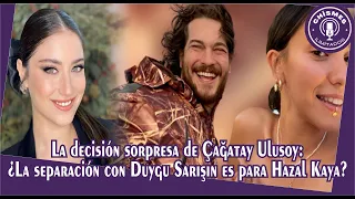 The final question is Çağatay Ulusoy: ¿The difference between Duygu Blonde and Hazal Kaya?