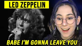 Led Zeppelin - Babe I'm Gonna Leave You | Singer Reacts & Musician Analysis