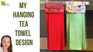 How to Make a Hanging Tea Towel Tutorial -  Easy Last Minute  DIY Gift