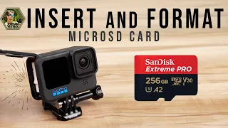 How To INSERT and FORMAT SD Memory Card | GoPro Hero 11, 10 & 9