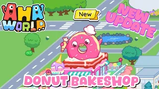 DONUT BAKERY UPDATE IN AHA WORLD?! FREE UPDATE💕🏠 | Update Now