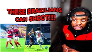 American Reacts to 50 CRAZY Goals in Brazilian Football in 2021!!