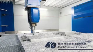 5-Axis CNC Machine | Face Milling with Minimum Quantity Lubrication (MQL) | Machining Aluminum