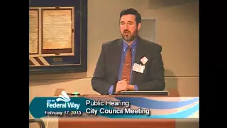 02/17/2015  - Federal Way City Council - Regular Meeting