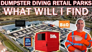 DUMPSTER DIVING AT UK RETAIL PARKS!!! ( YOU WILL BE SHOCKED WHAT I FIND)