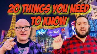 20 Things You NEED TO KNOW Before Visiting LAS VEGAS - Essential Tips & Hacks for an EPIC visit