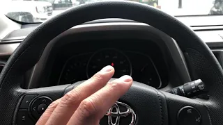 Toyota RAV4 – Traction control button