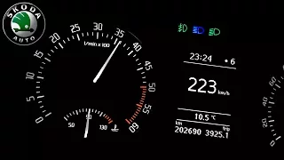2011 Skoda Octavia II 2.0 TDI 103 kW | 0-200 km/h - acceleration |019|