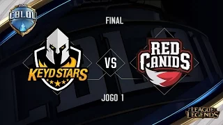 Keyd Stars x Red Canids (Jogo 1 - Final) - Primeira Etapa CBLoL 2017