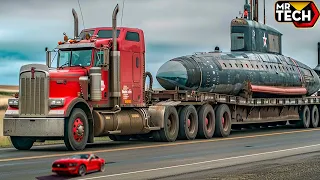 Extreme Dangerous Transport Skill Operations Oversize Truck, Biggest Heavy Equipment Machines#8