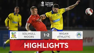 Extra Time Winner Sends Wigan Through | Solihull Moors 1-2 Wigan Athletic | Emirates FA Cup 2021-22