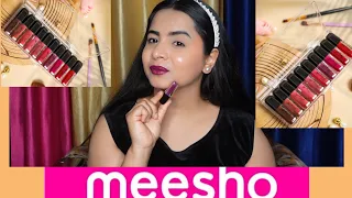 Ronzille liquid lipstick from meesho #youtubvideo #review #liquidlipsticks #lipstickreview #viral