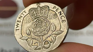 1996 United Kingdom 20 Pence Coin • 20p • Values, Information, Mintage, History, and More