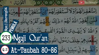 BELAJAR MENGAJI QURAN SURAH AT-TAUBAH AYAT 80-86 PELAN DAN TARTIL #PART 233