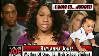 13 YEAR OLD BABYMAMA IN COURT..😱 SO SAD😥 JUDGE JOE BROWN #REACTION #COURT