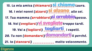 Italian how to improve for a language exam | Guided grammar exercises | Learn italian free lessons