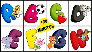 Maratona ALFABETO - Aprenda as letras do alfabeto em português para crianças - Educativo português