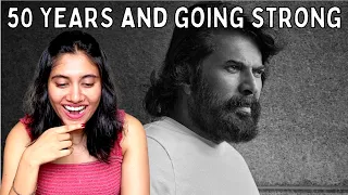 50 years of Mammootty Reaction | Most National Award Nominations | Ashmita Reacts