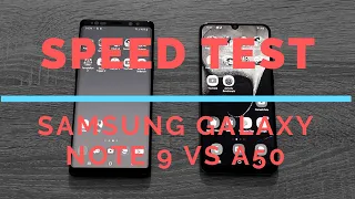 Samsung Galaxy A50 vs Samsung Galaxy Note 9 - comparison: speed test and comparison