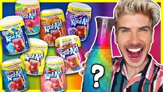 MIXING EVERY FLAVOR OF KOOL-AID TOGETHER - TASTE TEST!