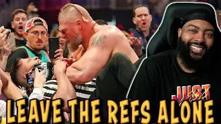 ROSS REACTS TO WRESTLERS ATTACKING REFEREES FOR 5 MINUTES