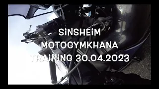 Motogymkhana open training Sinsheim April 2023