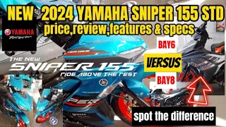 NEW 2024 YAMAHA SNIPER155 STANDARD/CYAN METALLIC/ Price, Review, Features & Specs #yamahasniper155