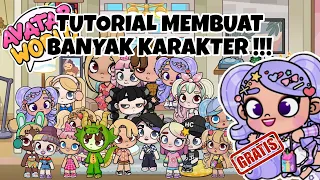 TUTORIAL MEMBUAT BANYAK KARAKTER SECARA GRATIS !!! AVATAR WORLD | PAZU