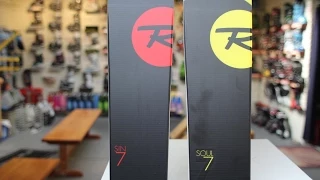 Rossignol Sin 7 and Soul 7 Comparison and Review