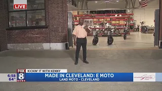 Electric motorcycles made in Cleveland has Kenny ready to take a spin