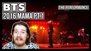 BTS: MAMA 2016 reaction! (PART ONE: the performance of boy meets evil, blood sweat & tears & fire) 😱