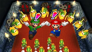 Mario Party 9 Minigames (2 Players) - Yoshi vs Koopa Troopa vs Mario vs Luigi