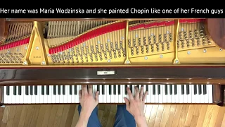 Chopin- Waltz Op. 69 No. 1 with History Captions