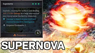 Divinity Original Sin 2 - Supernova Skill [Pyrokinetic]