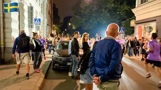 Night Walk in Stockholm, Sweden - 4K 60FPS