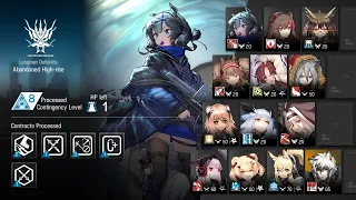 [Arknights] CC Day 9 Map Abandoned High-rise Risk 8 Clear (2nd time)